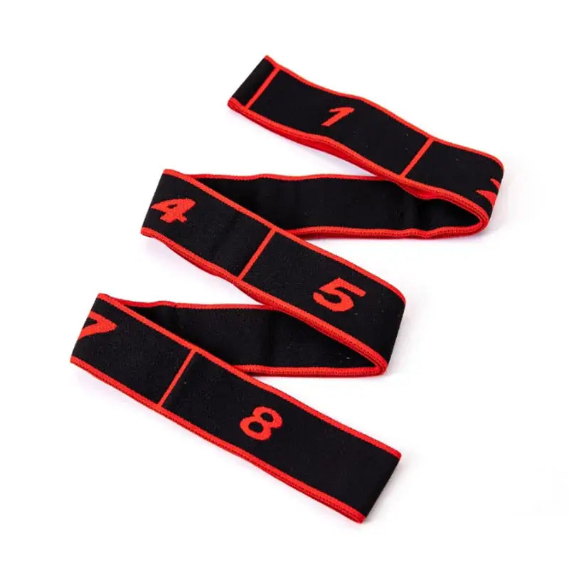 GearKulture Pull Strap Belt featuring durable elastic bands with numbered segments for dance and fitness training.