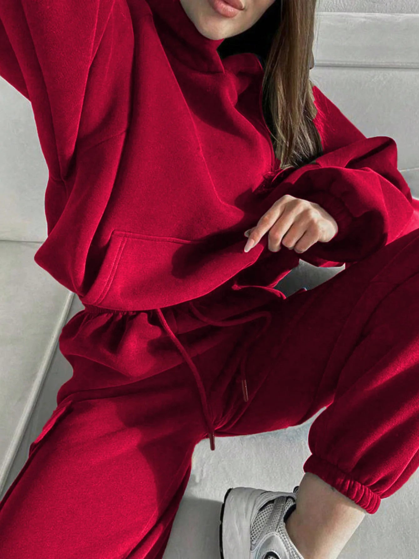 2025 Women's Sportswear Set Autumn Trendy Athleisure Tracksuit with Comfort Fit Breathable Versatile for Gym Outing Travel