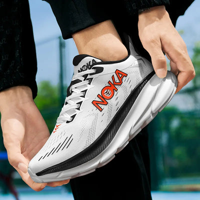 Men's Casual Sneakers*Trend Gym Student Running Sports Shoes For Men Tenis Breathable Athletic Training Footwear Outsole, White