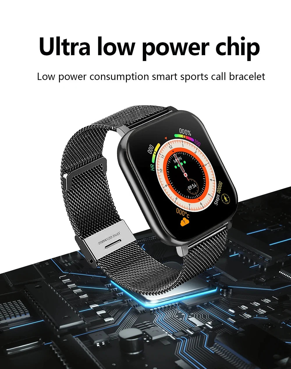 2024 Smart Watch For Men Women Gift Full Touch Screen Sport reloj hombre Fitness Watches BT Call Digital Smartwatch Wristwatch