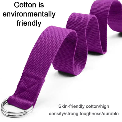 GearKulture elastic bands in purple color, made of skin-friendly cotton, showcasing strong toughness and environmental friendliness.