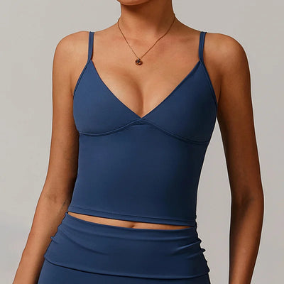TRY TO BN Environmentally Regeneration Yoga Vest Tight Casual Wear Versatile Running Sports Fitness Underwear Tops Gym Clothing