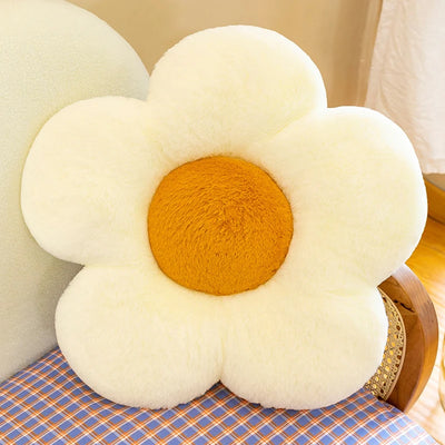 Plush Toys Stuffed Daisy Flower Seat Cushion Sunflower Shape Kids Girl Bedroom Seat Pillow Office Room Decor Sofa Cushions 35cm