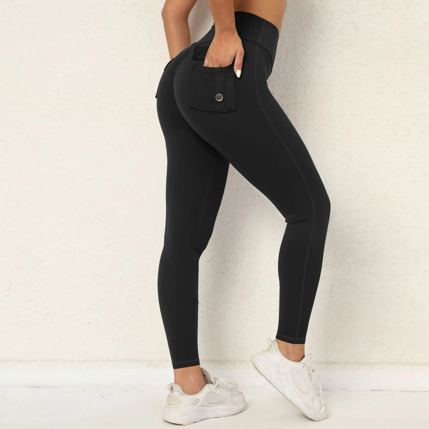 New Yoga Set Women Tracksuit Workout Pocket Legging Athletic Suit Gym Push Up Legging Fitness Bra Sports Wear Active Wear
