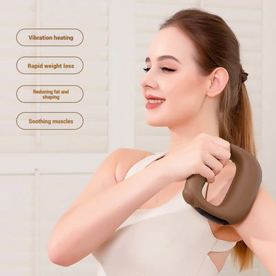 Deep Tissue Percussion Muscle Massage Guns with Heat for Athletes Pain Relief Adjustable Intensity Speed Super Quiet Portable