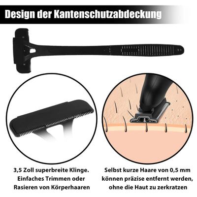Razor Men Back Shaver  Foldable Trimmer Body Leg Handle Removal Shaving Razor Tool Hair Removal Trimmer