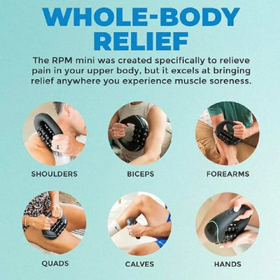 Massage Gun Deep Tissue - 3 Speed Powerful Percussion Muscle Massager, Handheld Vibrating for Full Body Relief  Head Shoulder