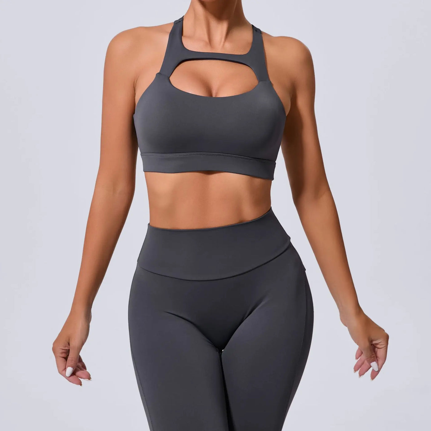 New Yoga Set Women Tracksuit Workout Pocket Legging Athletic Suit Gym Push Up Legging Fitness Bra Sports Wear Active Wear