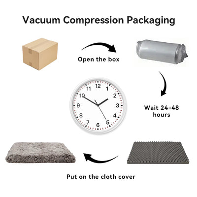 1 square soft cushion for orthopedic pet bed for small and medium sized large dogs and cats, easy to clean and durable