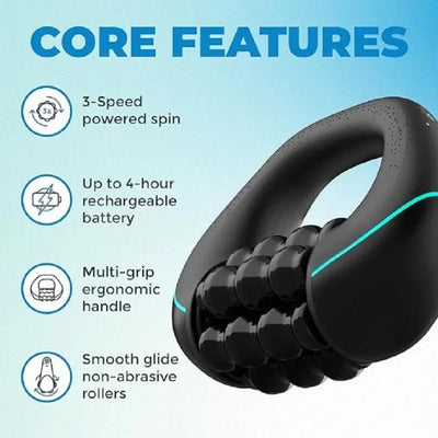 Massage Gun Deep Tissue - 3 Speed Powerful Percussion Muscle Massager, Handheld Vibrating for Full Body Relief  Head Shoulder