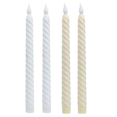 LED Flameless Taper Candles Lights Window Decorative Christmas Candles Lamp Electric Long Candles 3D-Wick Flameless Candlesticks