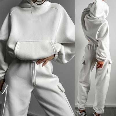 2025 Women's Sportswear Set Autumn Trendy Athleisure Tracksuit with Comfort Fit Breathable Versatile for Gym Outing Travel