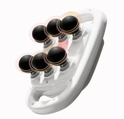 Muscle Massager Gun Waist Massage Professional Fascia Gun High Frequency Six-head Back Body Shoulder Legs Waist Massager Machine