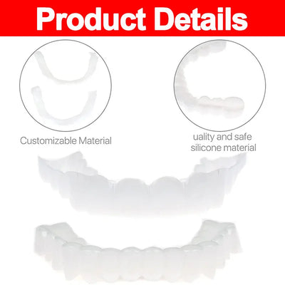 GearKulture Whitening False Teeth for Perfect Smile