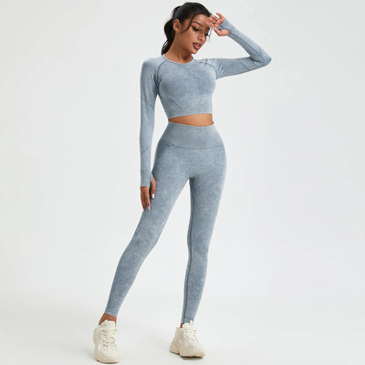 Wash Autumn Pant Sets Skinny Stretch Sport Pant Sets  Beautiful Activewear Exercise Activewear Running Sport Leggings