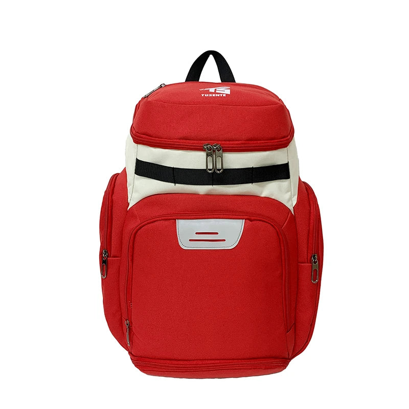 Gym Bag Basketball Soccer Backpack with Shoes/Ball Pocket Sports Training Commuting Hiking Rucksack College Laptop Schoolbag