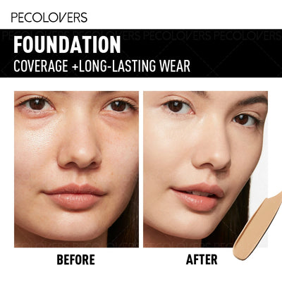 Long Lasting,Moisturizing,Isolating Foundation,Dark Circle Concealing,Waterproof Makeup, Professional Makeup