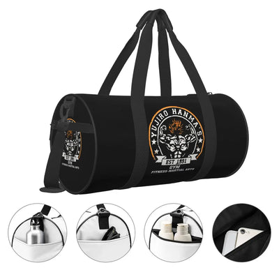 Gym Bag Baki Gym Sports Bag with Shoes Men's Outdoor Design Handbag Graphic Travel Fitness Bag