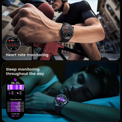 2025 New Smart Watch S5 Men's Outdoor Sports 100+Sport Modes IP68 Waterproof Watches AMOELD HD Screen Smartwatch Android IOS