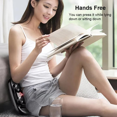 Muscle Massager Gun Waist Massage Professional Fascia Gun High Frequency Six-head Back Body Shoulder Legs Waist Massager Machine