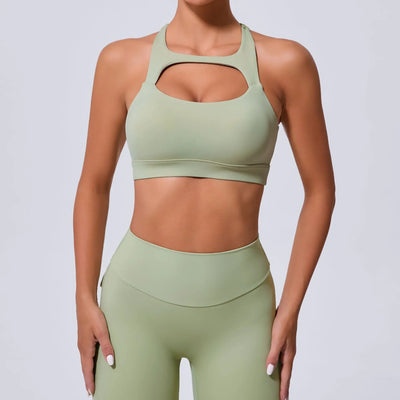 New Yoga Set Women Tracksuit Workout Pocket Legging Athletic Suit Gym Push Up Legging Fitness Bra Sports Wear Active Wear