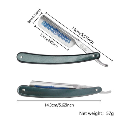 Barbershop Folding Straight Razor Shaving Classic Manual Barber Razors Knife Stainless Steel Men Gift