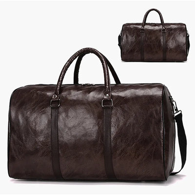 Gym Bag Leather Sports Bags Dry Wet Bags For Men Women Training for Shoes Fitness Yoga Travel Storage Luggage Shoulder Sport Bag