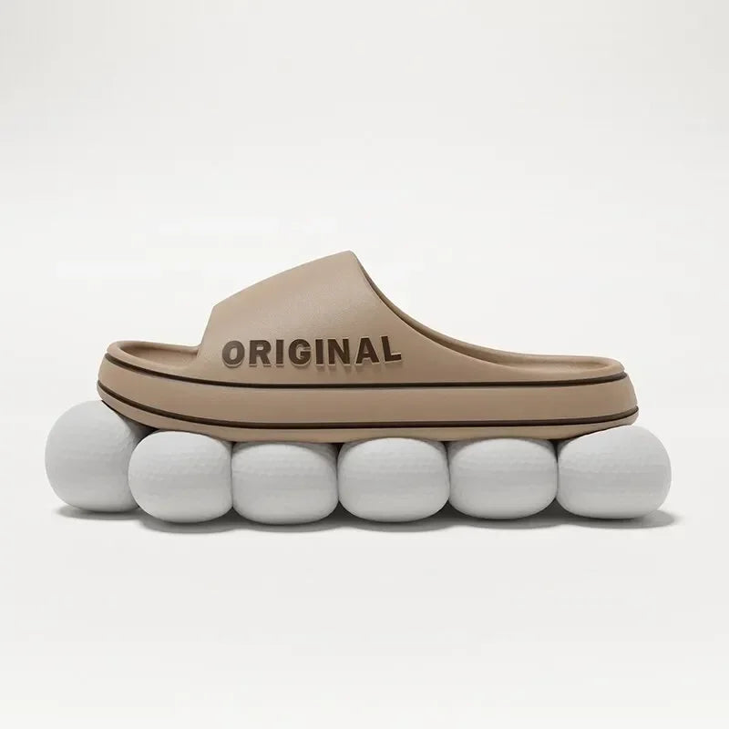 Slippers For Man Solid Feslishoet Women Letter Mens Thick Sole Indoor Bathroom Anti Slip Shoes Summer Slippers Indoor House