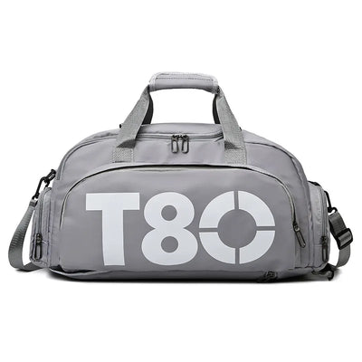 Gym Sports Backpack for Women T80 Hand Bag Fitness Travel Tote Outdoor Female Yoga Shoe Shoulder Duffle Luggage Portable Bag Man