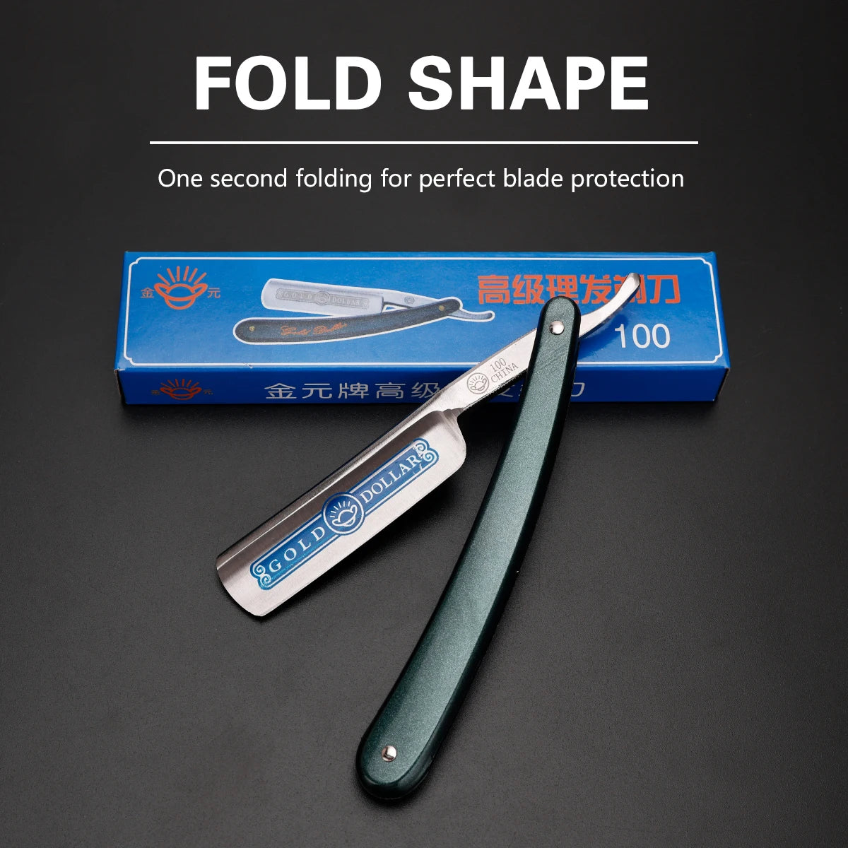 Barbershop Folding Straight Razor Shaving Classic Manual Barber Razors Knife Stainless Steel Men Gift