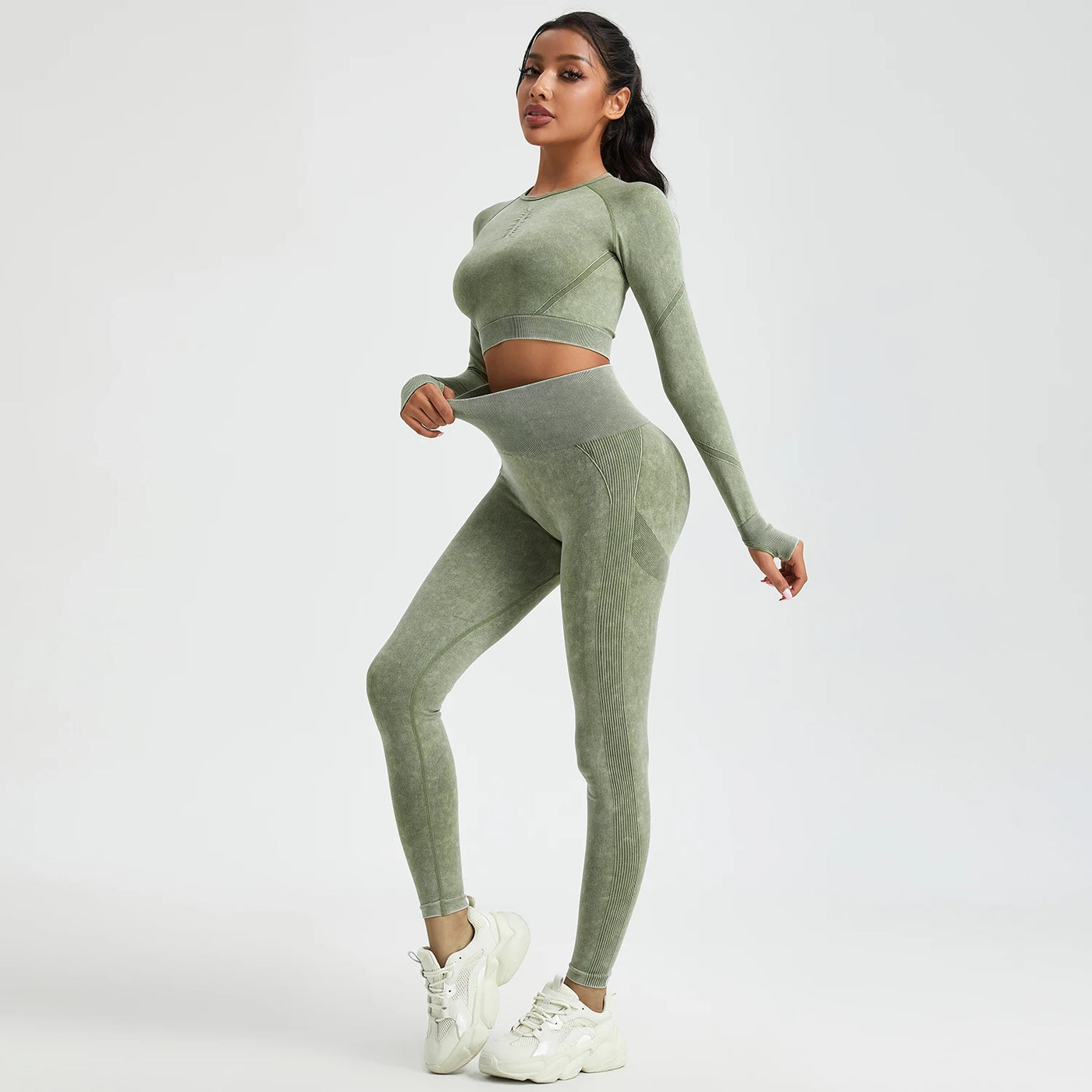 Wash Autumn Pant Sets Skinny Stretch Sport Pant Sets  Beautiful Activewear Exercise Activewear Running Sport Leggings