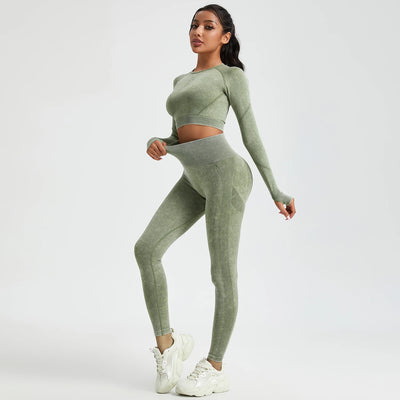 Wash Autumn Pant Sets Skinny Stretch Sport Pant Sets  Beautiful Activewear Exercise Activewear Running Sport Leggings