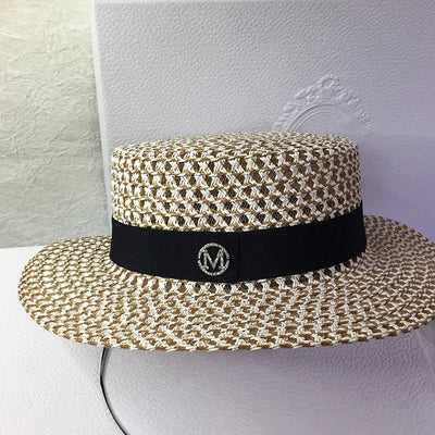 Women's Spring and Summer Top Hats Seaside Sunscreens Beach Sunhats Korean Vacation Casual Flat Hats